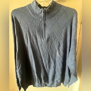 Men’s Roundtree & Yorke 1/4 Zip Pullover Size 3X